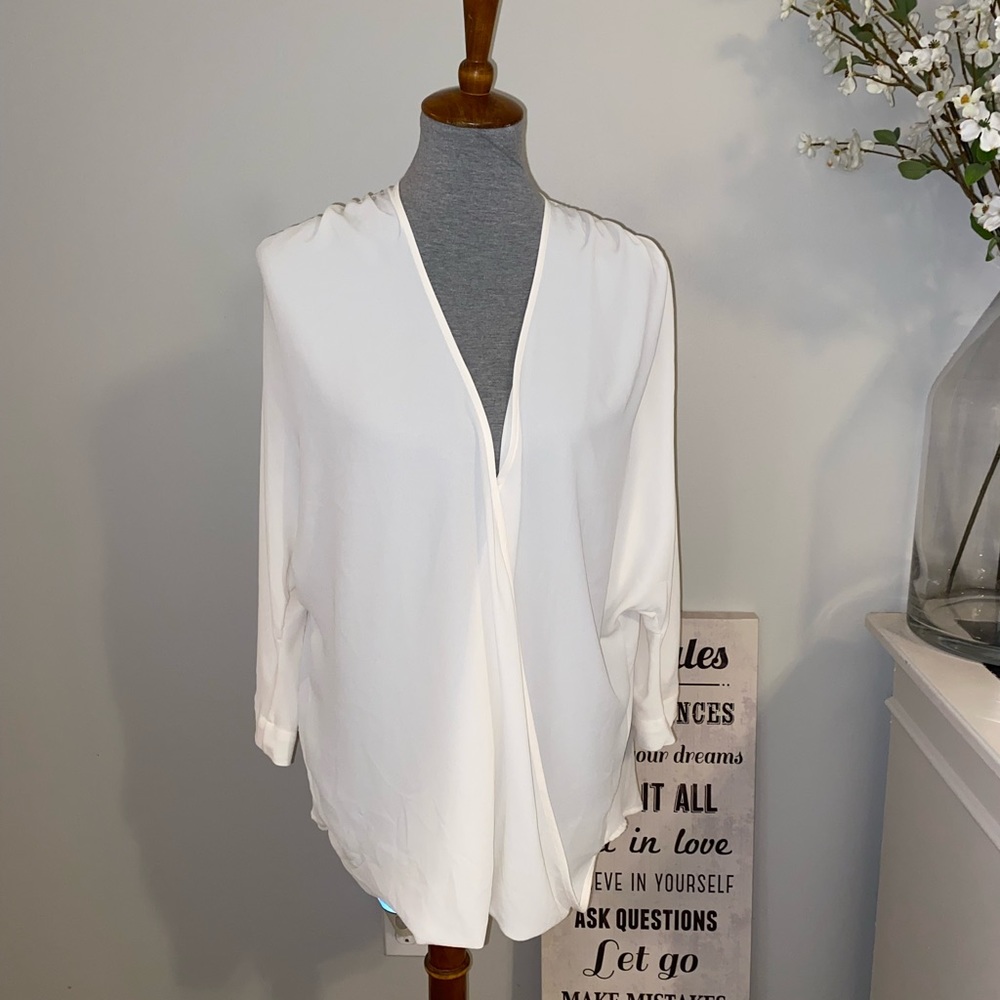 Banana Republic Sheer Ivory